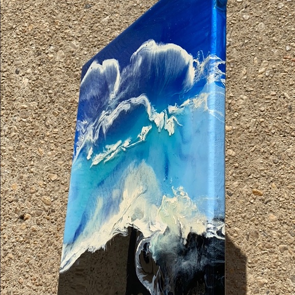 Original Resin Ocean Art Painting - Picture 3 of 5
